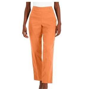 Studded Orange Tummy Control pull on pants. Size 6P